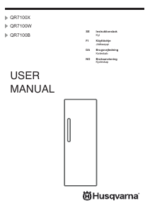 Bruksanvisning Husqvarna QR7100B Kjøleskap