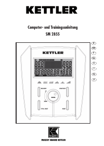 Manual Kettler SM 2855 Fitness Console