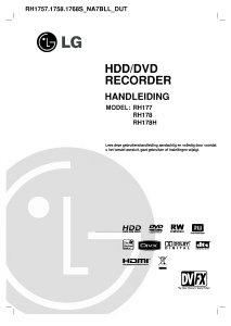 Handleiding LG RH178 DVD speler