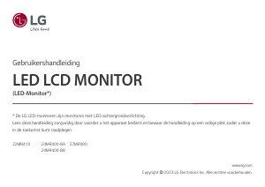 Handleiding LG 27MR400-B LED monitor