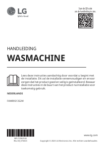 Handleiding LG F4WR9513S2W Wasmachine