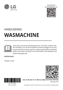 Handleiding LG F4WR3509S0W Wasmachine