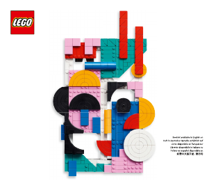 Vadovas Lego set 31210 Art Modernus menas