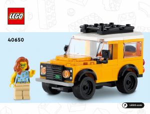 Bedienungsanleitung Lego set 40650 Creator Klassischer Land Rover Defender