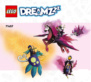 Használati útmutató Lego set 71457 DREAMZzz Pegasus szárnyas paripa
