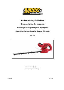 Bruksanvisning Meec Tools 721-247 Hekksaks