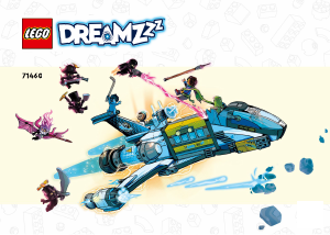 Vadovas Lego set 71460 DREAMZzz Pono Ozo kosminis autobusas