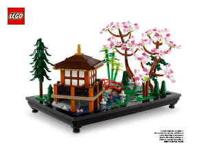 Manual Lego set 10315 Icons Tranquil garden