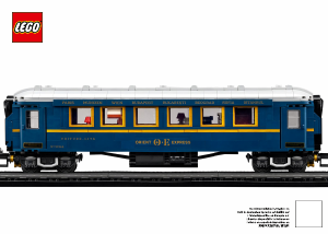 Vadovas Lego set 21344 Ideas Orient Express traukinys