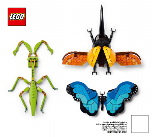 Manual Lego set 21342 Ideas The insect collection