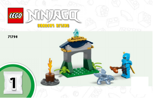 Manual Lego set 71798 Ninjago Nya and Arins baby dragon battle