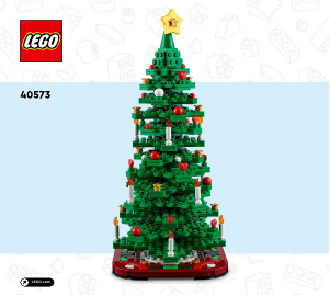 Mode d’emploi Lego set 40573 Seasonal Le sapin de Noël