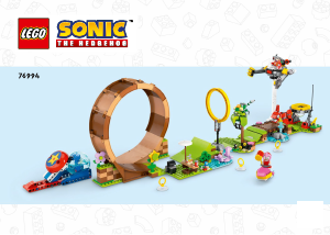 Bedienungsanleitung Lego set 76994 Sonic the Hedgehog Sonics Looping-Challenge in der Green Hill Zone