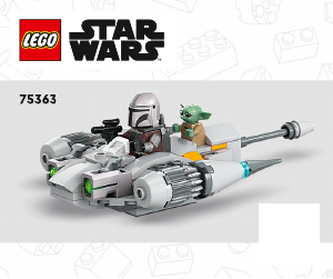 Manual de uso Lego set 75363 Star Wars Microfighter: Caza Estelar N-1 de The Mandalorian