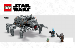 Rokasgrāmata Lego set 75361 Star Wars Tanks-zirneklis