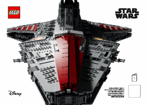 Manuál Lego set 75367 Star Wars Útočný křižník Republiky třídy Venator