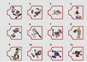 Mode d’emploi Lego set 75366 Star Wars Le calendrier de l’Avent 2023 LEGO