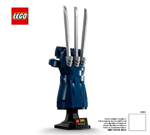 Kullanım kılavuzu Lego set 76250 Super Heroes Wolverinenin Adamantium Pençeleri