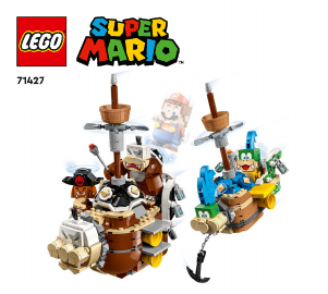 Használati útmutató Lego set 71427 Super Mario Larry and Morton léghajói kiegészítő szett