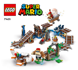 Mode d’emploi Lego set 71425 Super Mario Ensemble dextension Course de chariot de mine de Diddy Kong