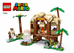 Használati útmutató Lego set 71424 Super Mario Donkey Kong lombháza kiegészítő szett