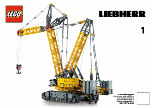 사용 설명서 레고 set 42146 테크닉 Liebherr LR 13000 크롤러 크레인