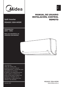 Manual de uso Midea MSAGIC-30H-N10M Aire acondicionado