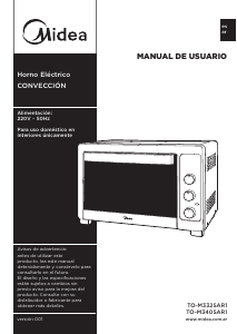 Manual de uso Midea TO-M340SAR1 Horno