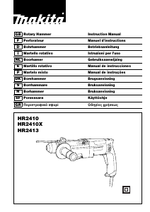 Bedienungsanleitung Makita HR2410 Bohrhammer