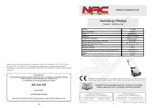 Instrukcja NAC YT6702 Wertykulator