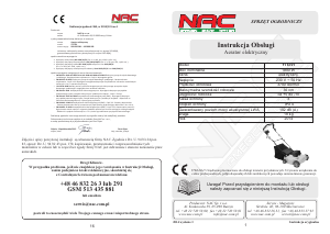 Instrukcja NAC YT6701 Wertykulator
