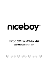 Priročnik Niceboy PILOT S10 Radar 4K Športna kamera