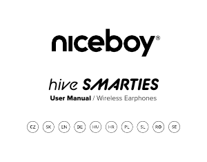 Instrukcja Niceboy HIVE Smarties Słuchawki