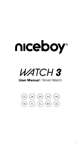 Használati útmutató Niceboy WATCH 3 Okosóra