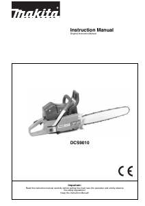 Manual Makita DCS9010 Chainsaw
