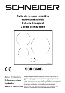 Mode d’emploi Schneider SCIH360B Table de cuisson