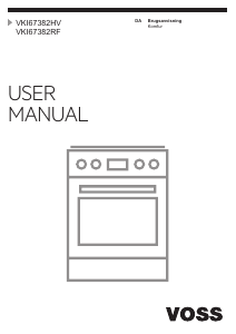 Brugsanvisning Voss VKI67382RF Komfur