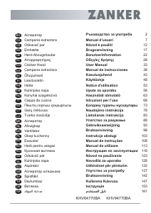 Használati útmutató Zanker KHV64770BA Páraelszívó