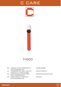 Manual C Care TH930 Thermometer