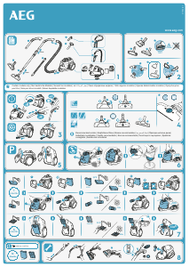 Manual de uso AEG AL61C4DB Aspirador