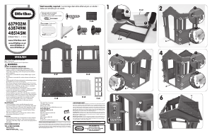 Instrukcja Little Tikes 485145M Cape Cottage Domek dla dzieci