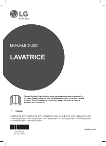 Manuale LG F4J5TN3W Lavatrice