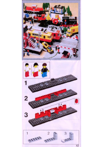 Manual Lego set 7815 Trains Passenger carriage