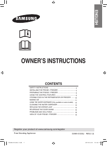 Manual Samsung RL44WCIS Fridge-Freezer