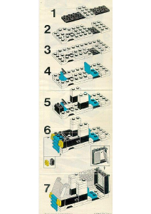 Manual de uso Lego set 6684 Town Patrulla de policía