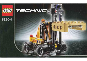 Manual de uso Lego set 8290 Technic Carretilla elevadora
