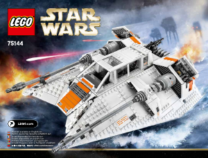 Manual de uso Lego set 75144 Star Wars Snowspeeder