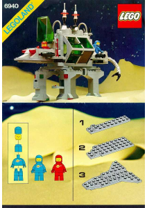 Manual de uso Lego set 6940 Space Estación espacial extraterrestre