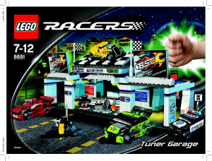 Manuale Lego set 8681 Racers Tuner garage