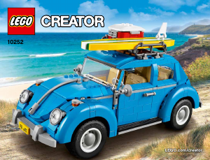 Bruksanvisning Lego set 10252 Creator Folkevognboble